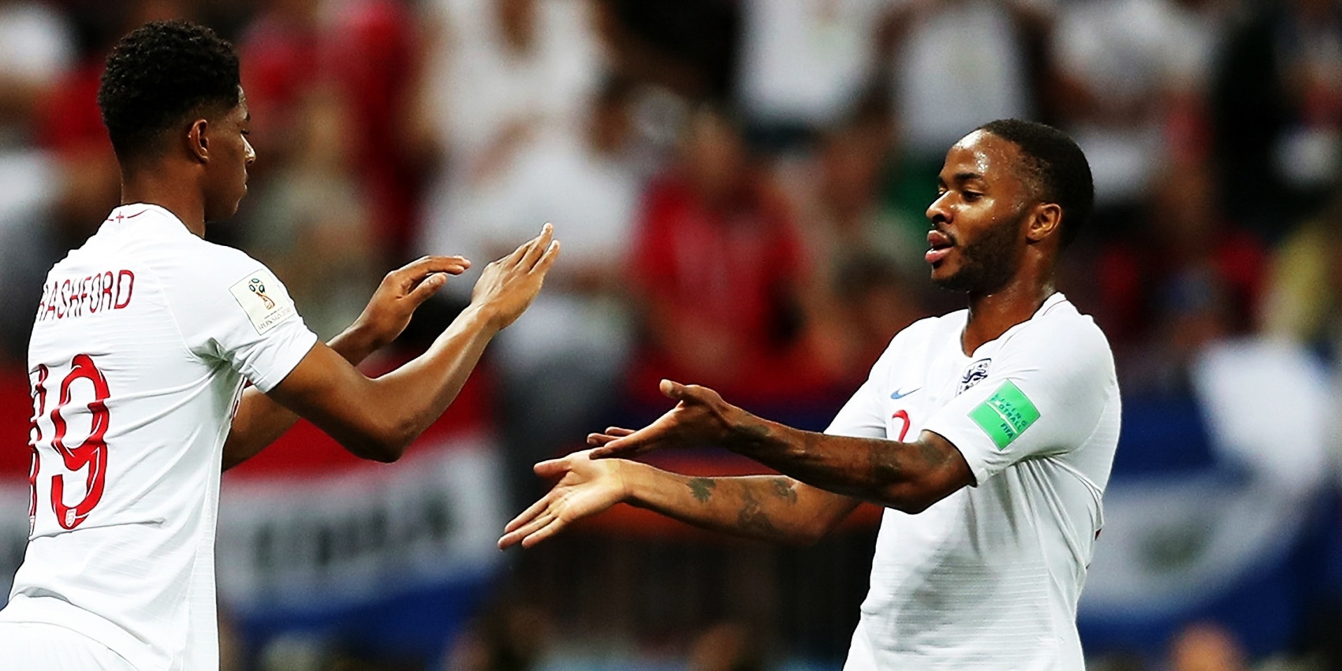 Marcus Rashford and Raheem Sterling.