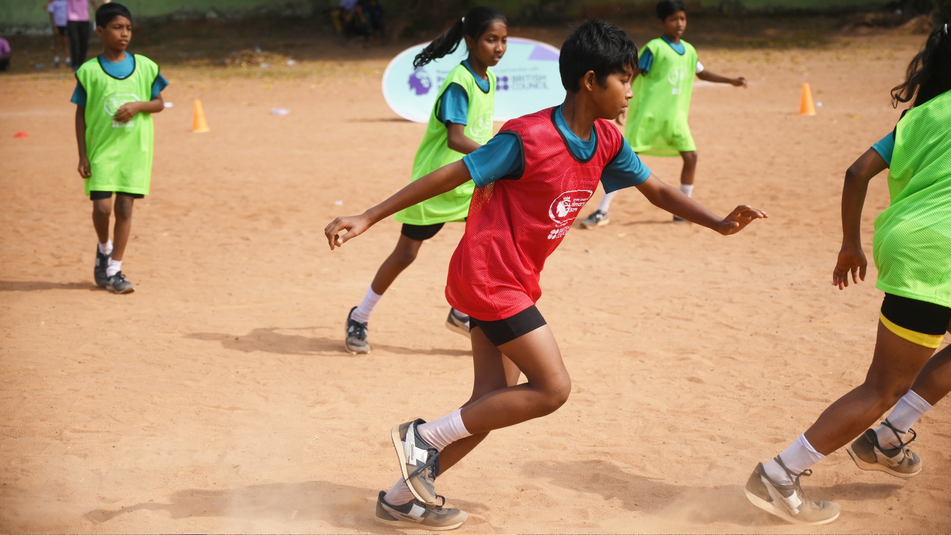 Boy running