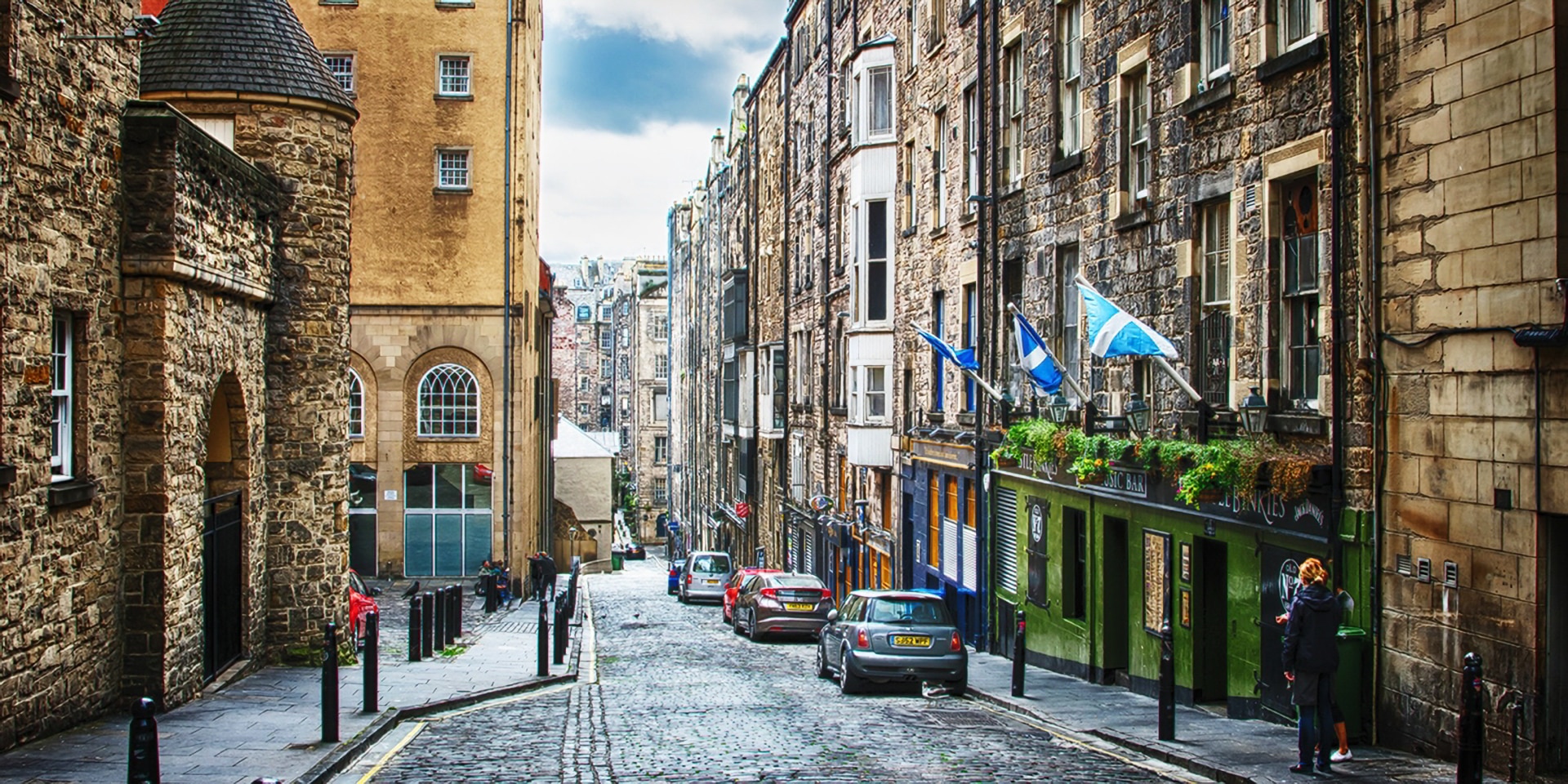 Street in Scotland.