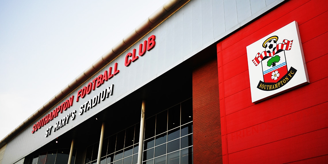 Southampton FC play at St. Mary's Stadium.