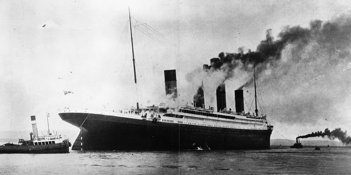 The TItanic set sail from Southampton on its way to New York before disaster struck.