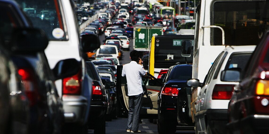 It's horrible when you get stuck in traffic. Do you ever get stuck in traffic jams where you live?