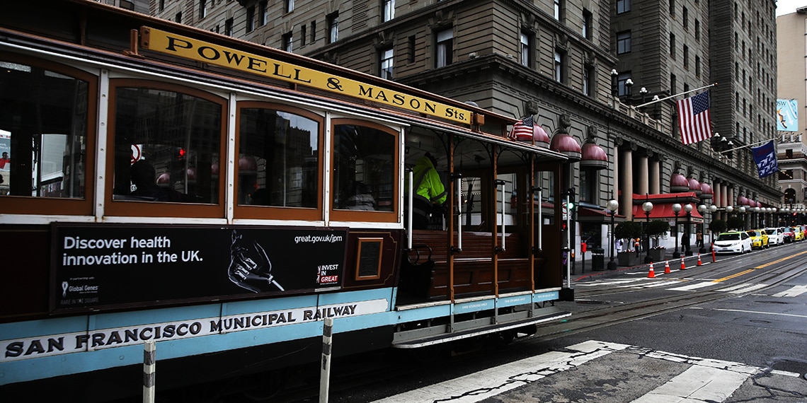 They have old trams in San Francisco.