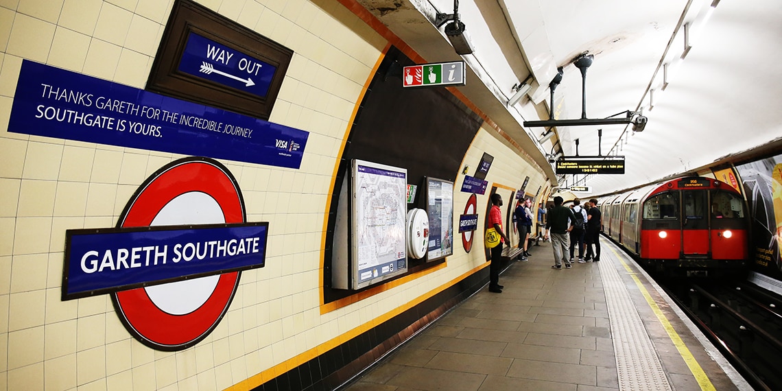 Do you think Jack will stop at Gareth Southgate station while he is in London?