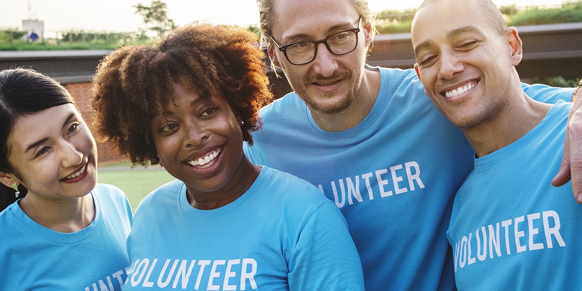 Volunteering is a good way to give back to your local community.